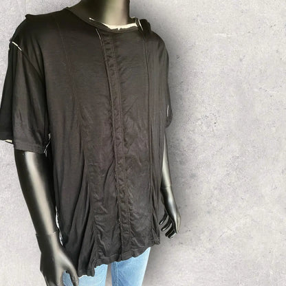 Yohji Yamamoto - YYPH Black OVP Cut And Sew T Shirt