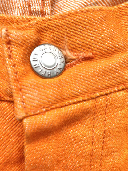 Helmut Lang : Helmut Lang Archive Safety Orange SS2000 Denim