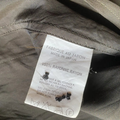 Yohji Yamamoto - Y’s For Men Brown Rayon Camp Collar Jacket