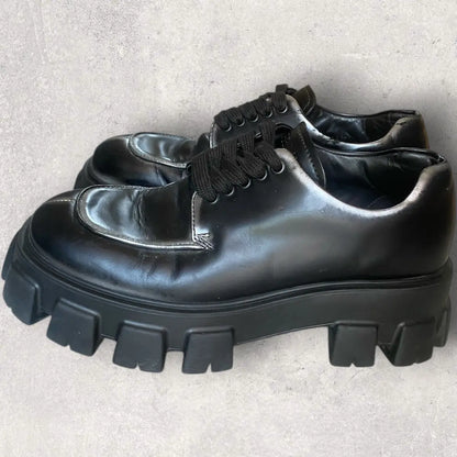 Prada - Monolith Lace Shoes