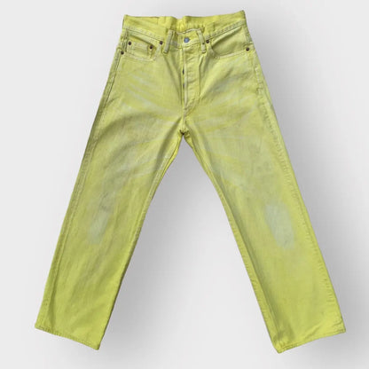 Yohji Yamamoto - SS02 Runway Yellow Wash Jeans