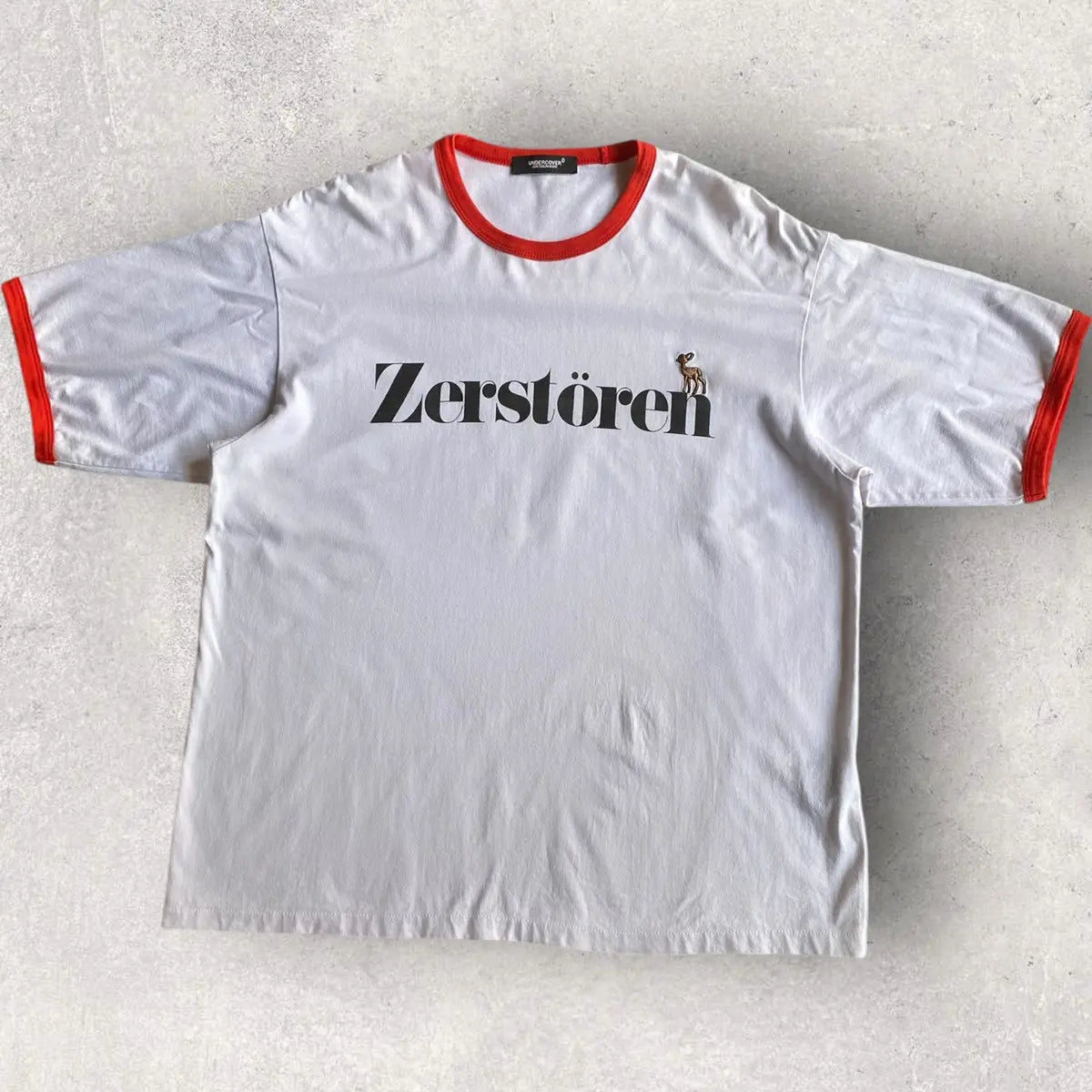 Undercover - Zerstoren Oversize Ringer T Shirt