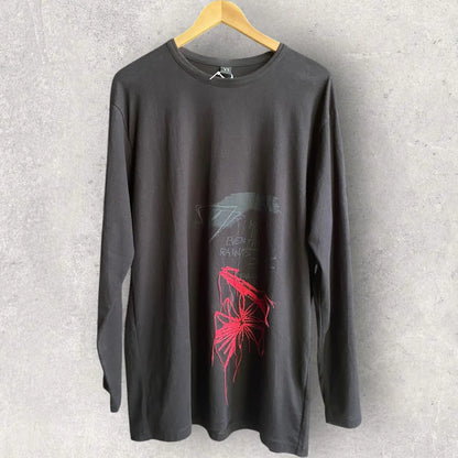 Yohji Yamamoto - NWT AW2024 Y’s Chalk Draw / Embroidered L/S