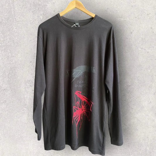 Yohji Yamamoto - NWT AW2024 Y’s Chalk Draw / Embroidered L/S