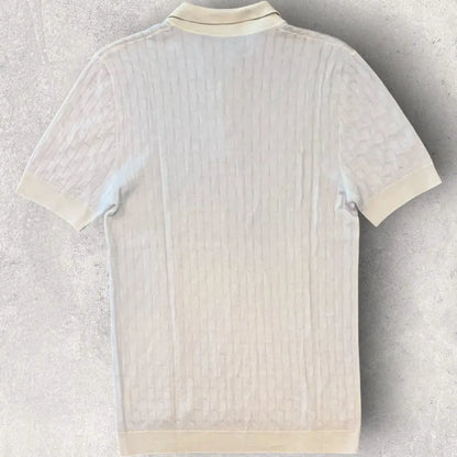 Louis Vuitton - LV Blue Damier Knit Polo