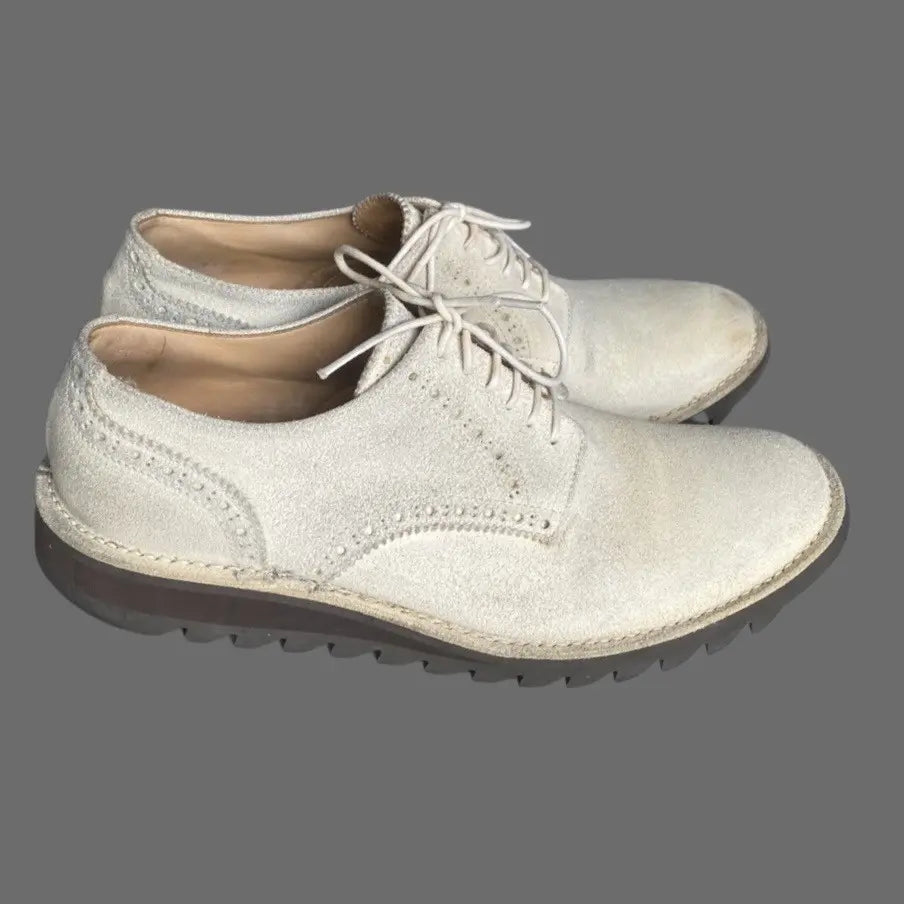 Yohji Yamamoto - AW03 Runway Shark Sole Suede Shoes