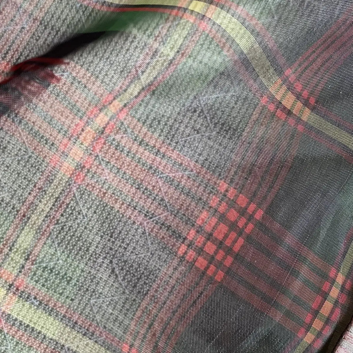 Issey Miyake - Vintage SS96 Runway Translucent Tartan Plaid Jacket