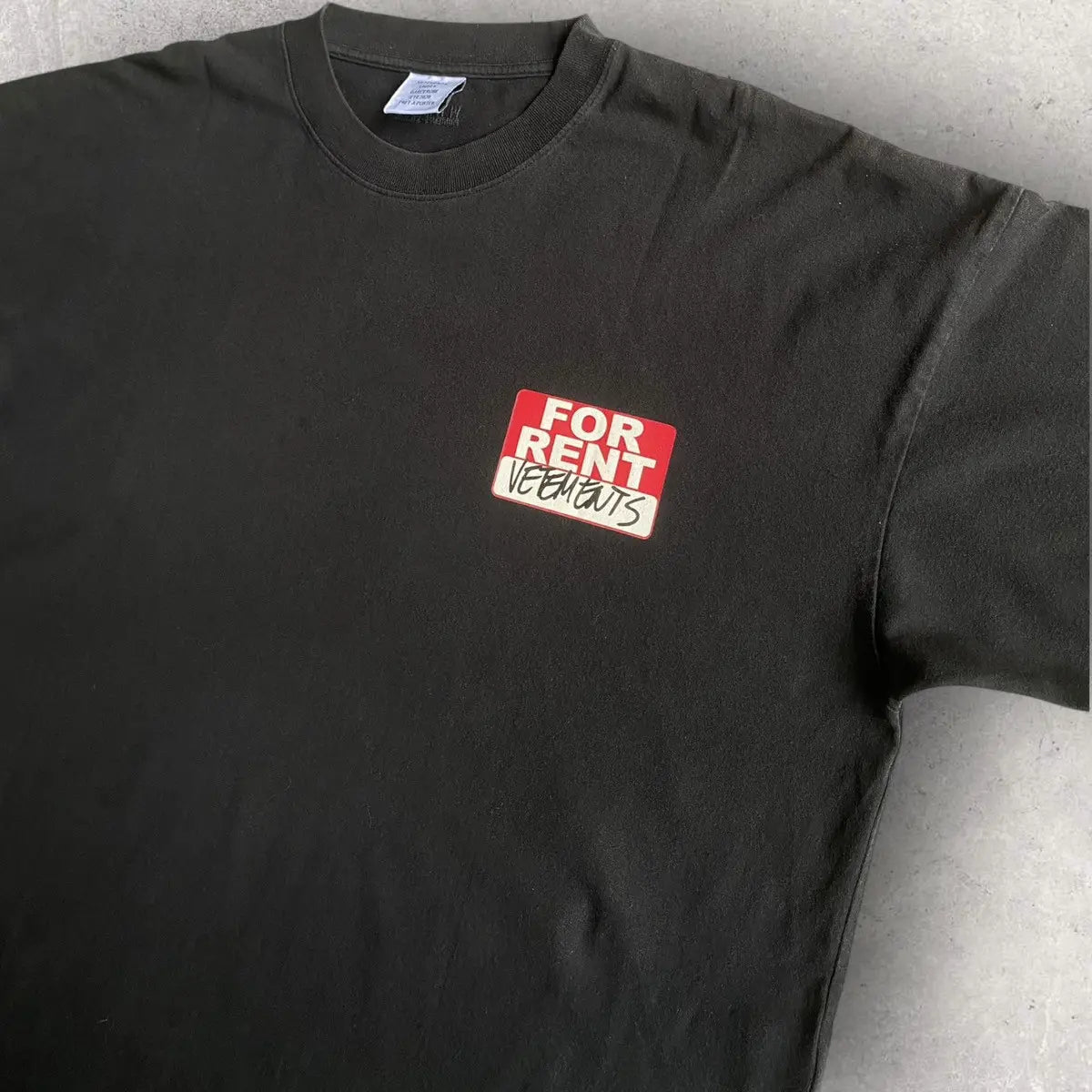 Vetements - SS20 For Rent Oversize T Shirt