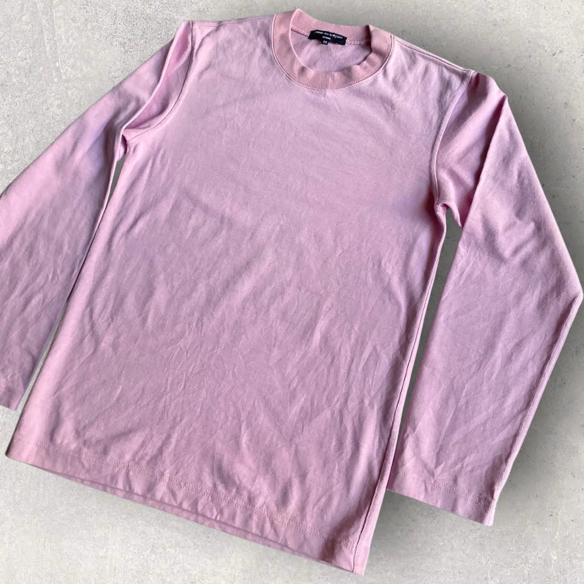 Comme des Garcons - Pale Pink Crew Neck L/S