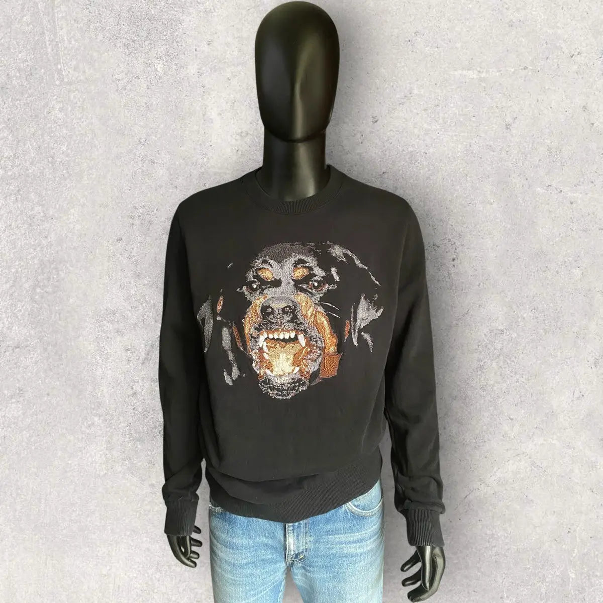 Givenchy - Fall15 Rottweiler Embroidered Oversize Sweater