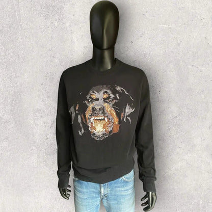 Givenchy - Fall15 Rottweiler Embroidered Oversize Sweater