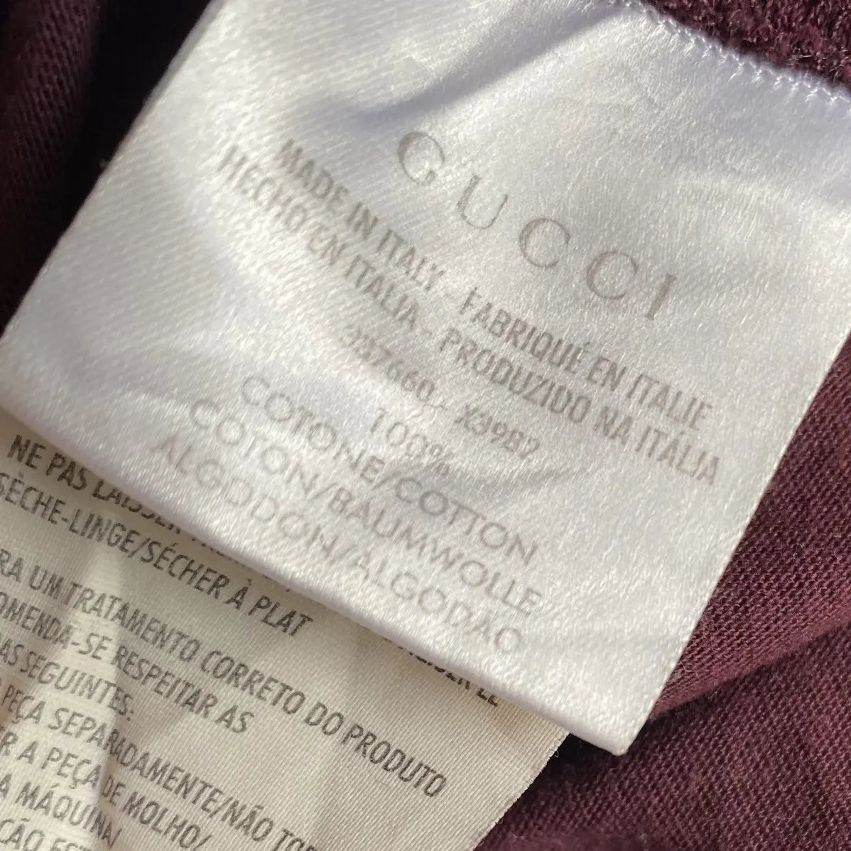 Gucci - Logo GG Belt Print T Shirt