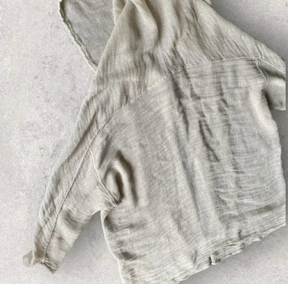 Yohji Yamamoto - Y’s Linen Blend Oversized Hoodie