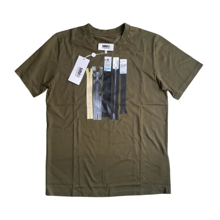 Maison Margiela - NWT Fall21 MM6 Zips Print T Shirt