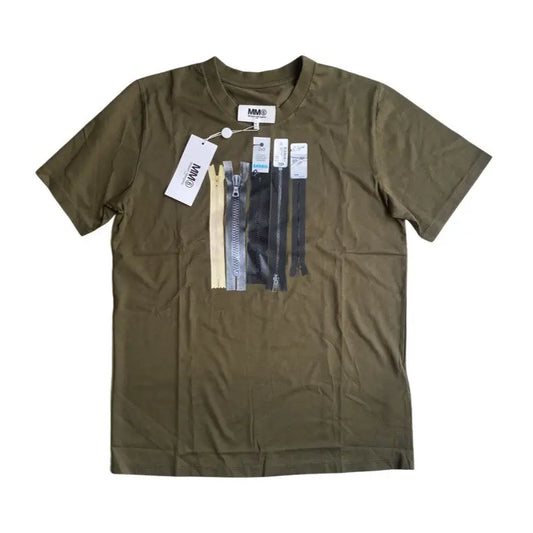 Maison Margiela - NWT Fall21 MM6 Zips Print T Shirt