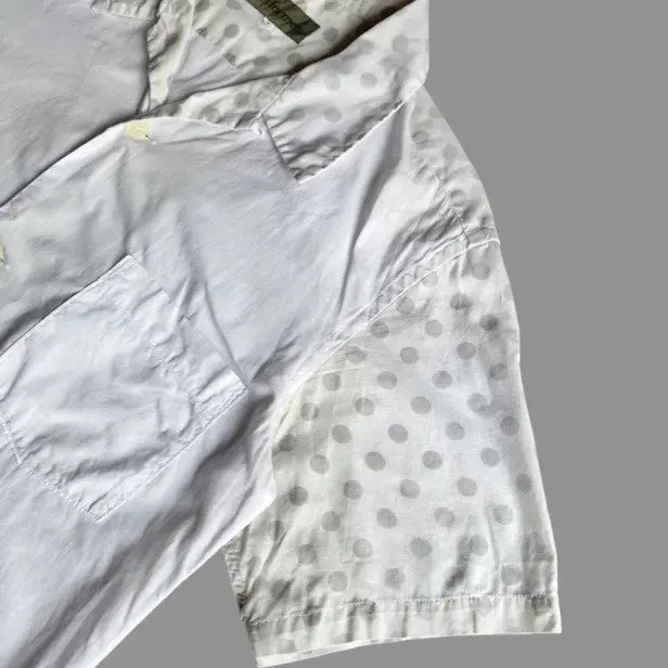 Yohji Yamamoto - Y’s for men polka dot open collar shirt