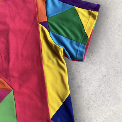 Comme des Garcons - SS2024 Runway Patchwork Multi Color Oversize T Shirt