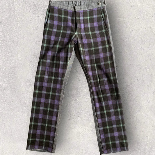 Comme des Garcons - Vintage AW00” Front Plaid Denim Pants