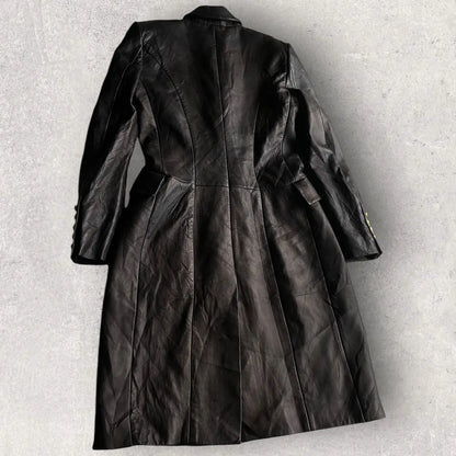 Balmain - Double Breasted Sheep Leather Coat