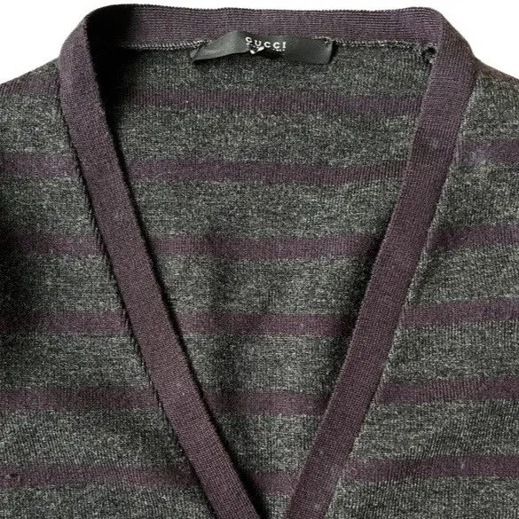 Gucci - Color Block Stripped Cardigan