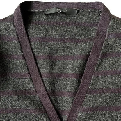 Gucci - Color Block Stripped Cardigan