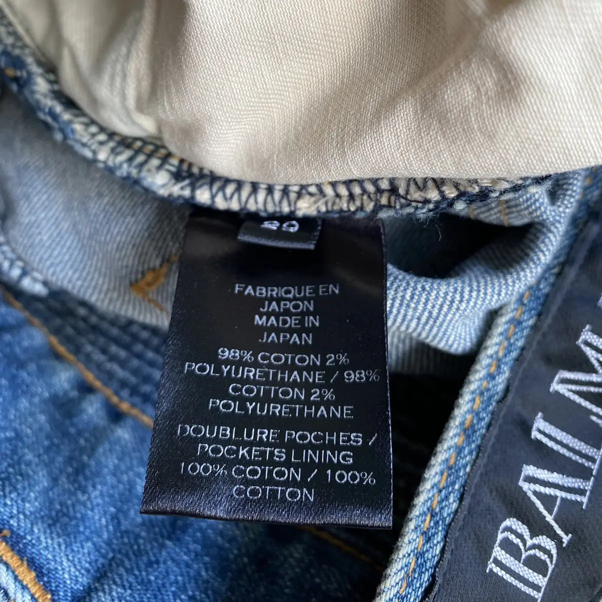 Balmain - SS14 Biker Denim