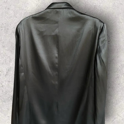 Yohji Yamamoto - AW98 Black Shiny Blazer “Dolls Movie”