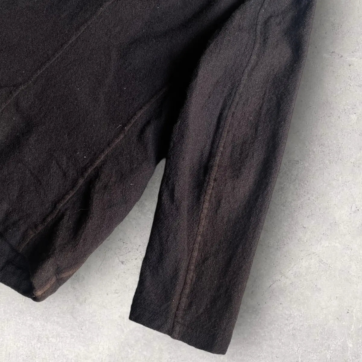 Comme des Garcons - Black Wool Patchwork Blazer