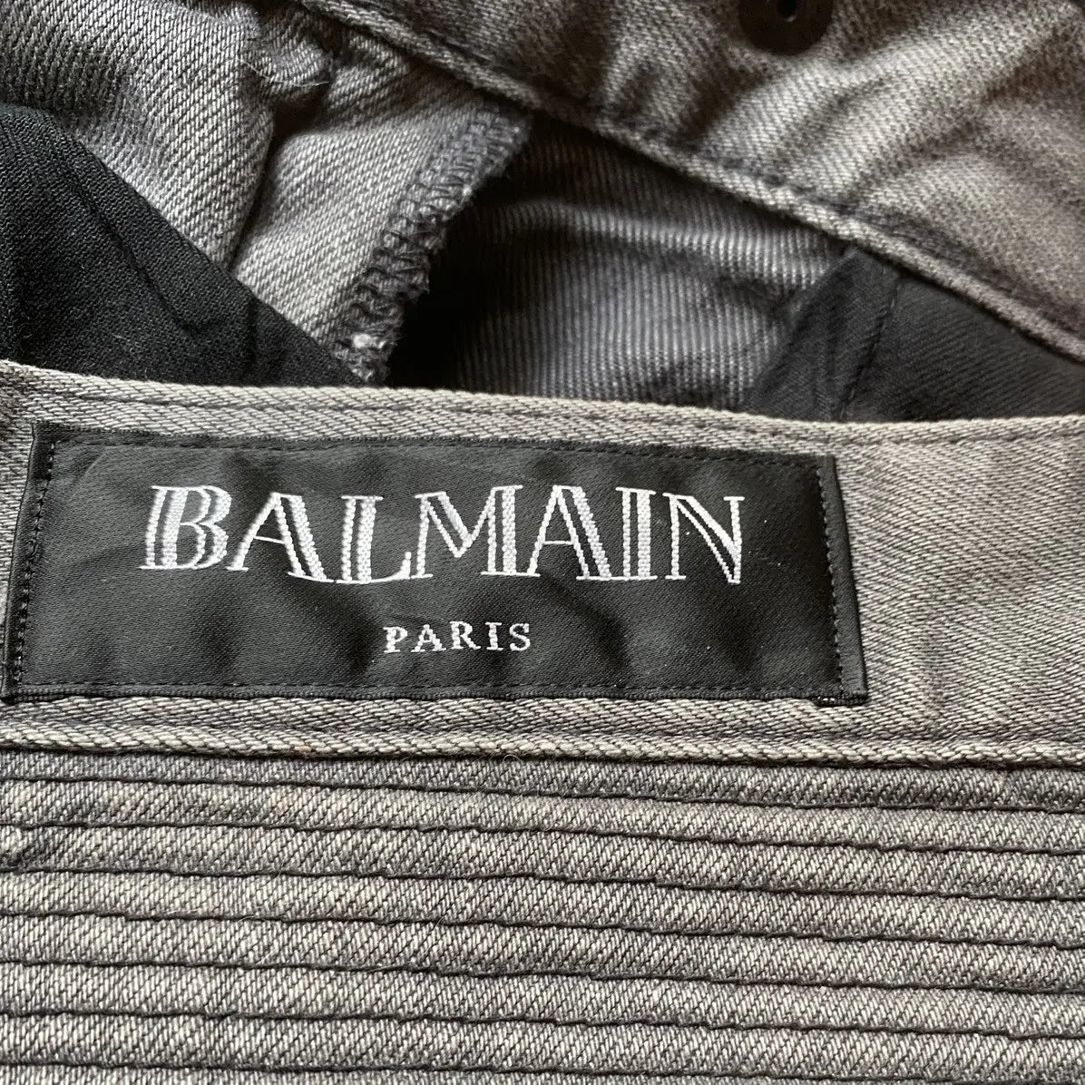 Balmain - Fall15 Biker Denim