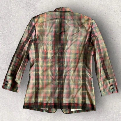 Issey Miyake - Vintage SS96 Runway Translucent Tartan Plaid Jacket