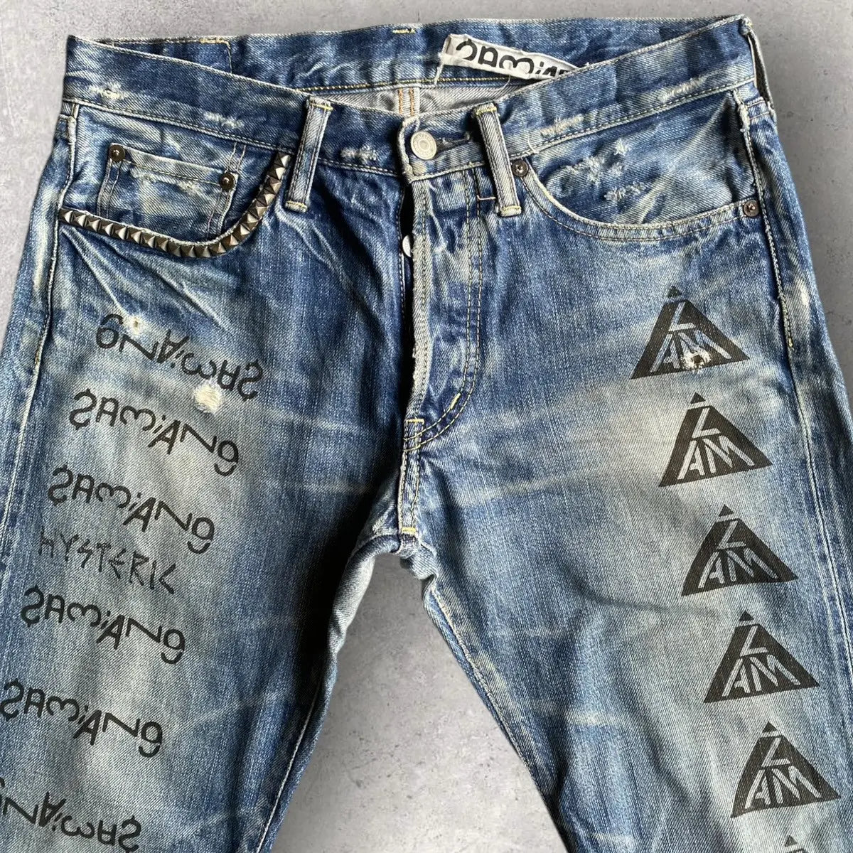 Hysteric Glamour × Undercover : Hysteric Glamour X Undercover Zamiang Jeans