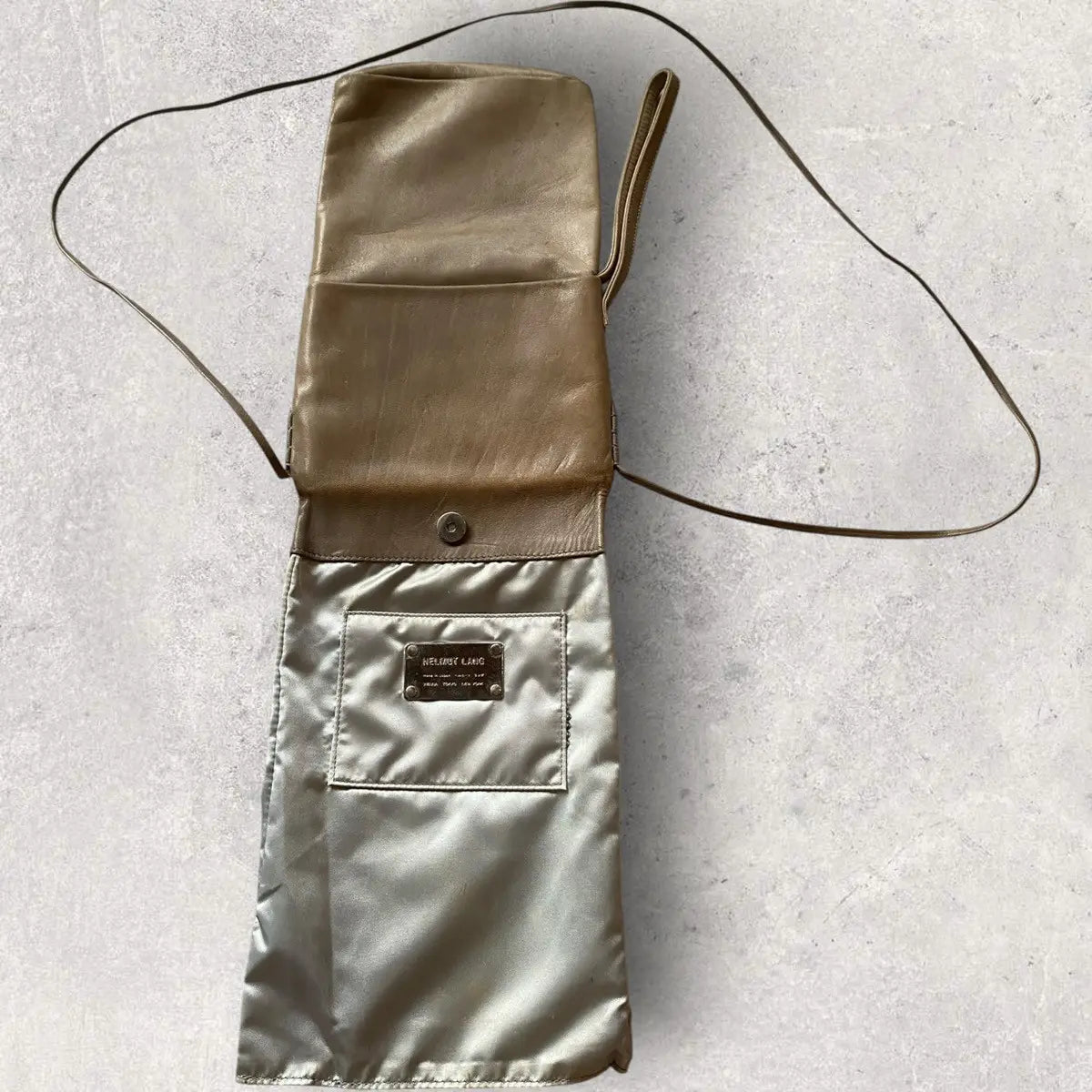 Helmut Lang - Archive Leather Passport Bag