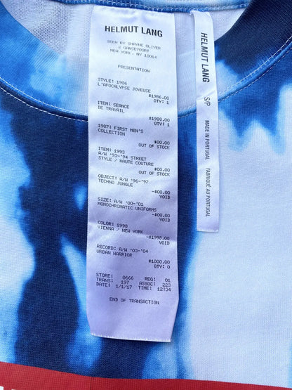 Helmut Lang SS18 Tie Dye T Shirt