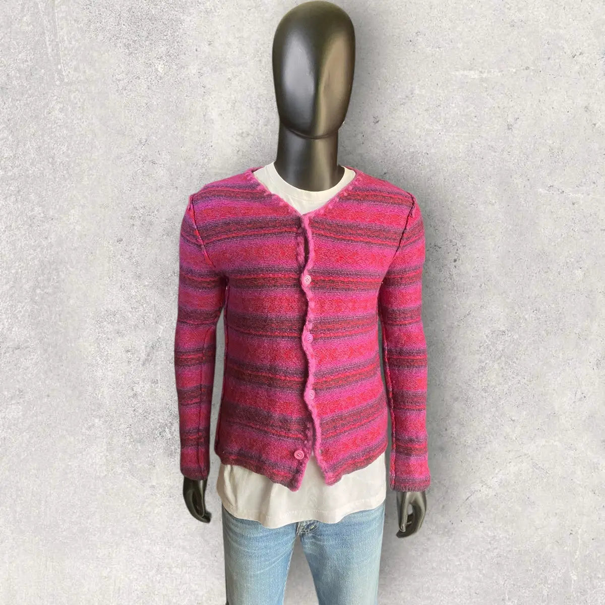 Comme des Garcons Homme Plus - Vintage AW99 Pink Cardigan