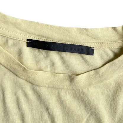 Haider Ackermann - Yellow Awuna Dye Oversize T Shirt  Men's US S / EU 44-46 / 1•Used
