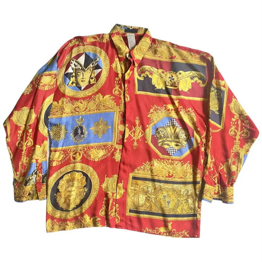 Versace - Vintage 1992 Istante Versace Silk Shirt
