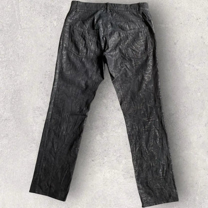 John Galliano - SS06 Wax Floral Jacquard Pants