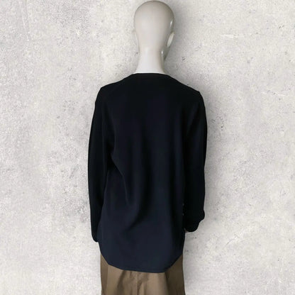 Comme des Garcons - Bow Embroidered Oversize Sweater