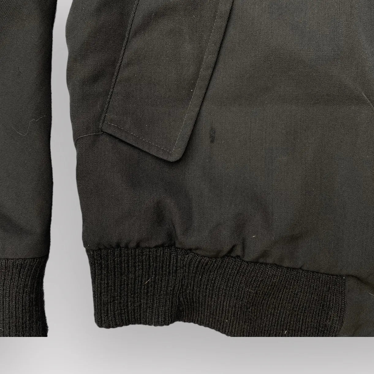 Yohji Yamamoto - Vintage Fall95 Wool Gabardine Shrunken Collar Bomber