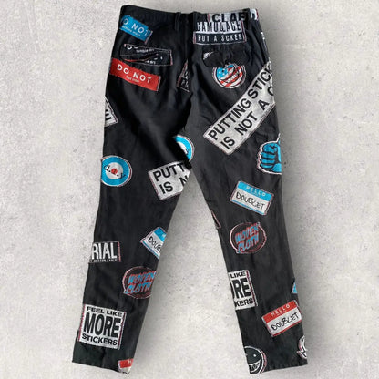 Doublet - SS16 Jacquard Woven Sticker Pant