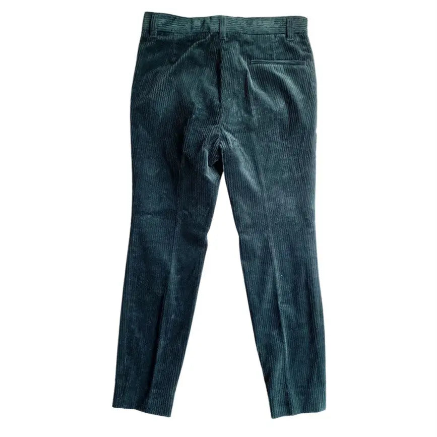 Haider Ackermann - FW15 Haider Ackermann Green Corduroy Skinny Pants