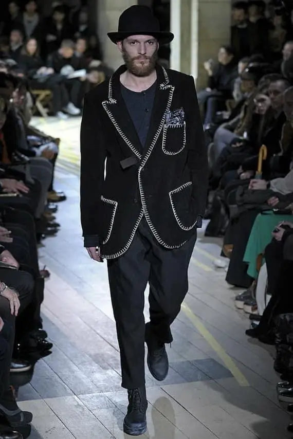 Yohji Yamamoto : Runway Fall12 Rayon Blend Blazer Jacket
