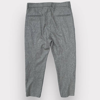 Haider Ackermann - Laine Wool Grey Cropped Pants