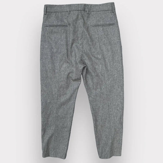 Haider Ackermann - Laine Wool Grey Cropped Pants