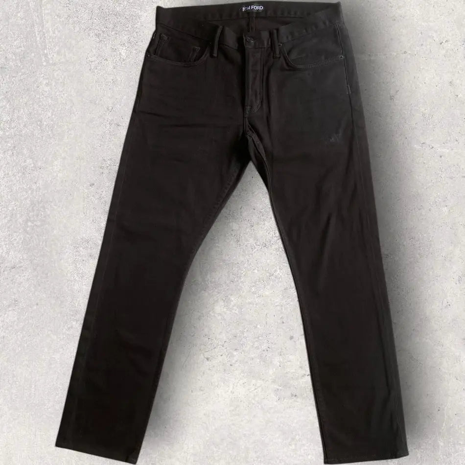 Tom Ford - Brushing Cotton Slim Fit Denim