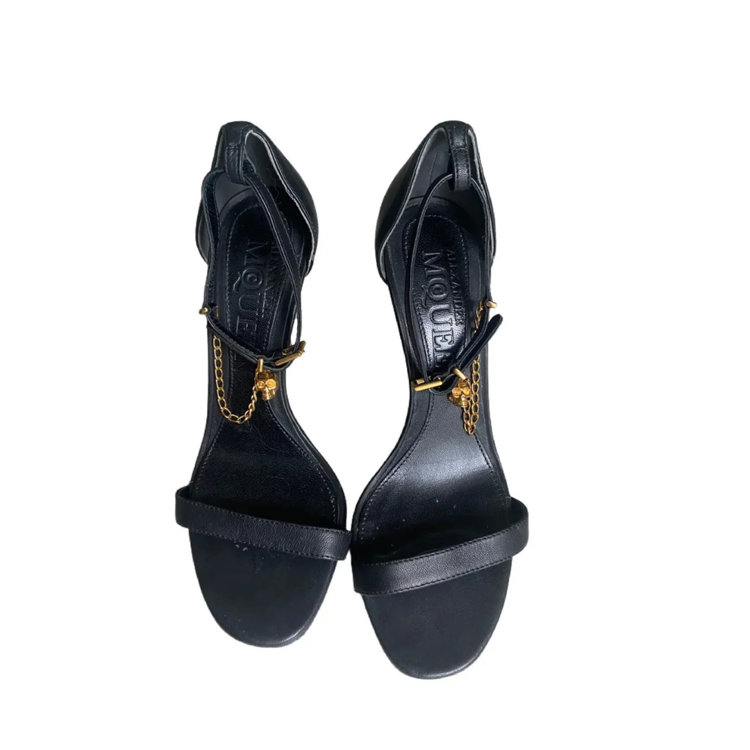 Alexander Mcqueen - Skull Charm Chain Heels