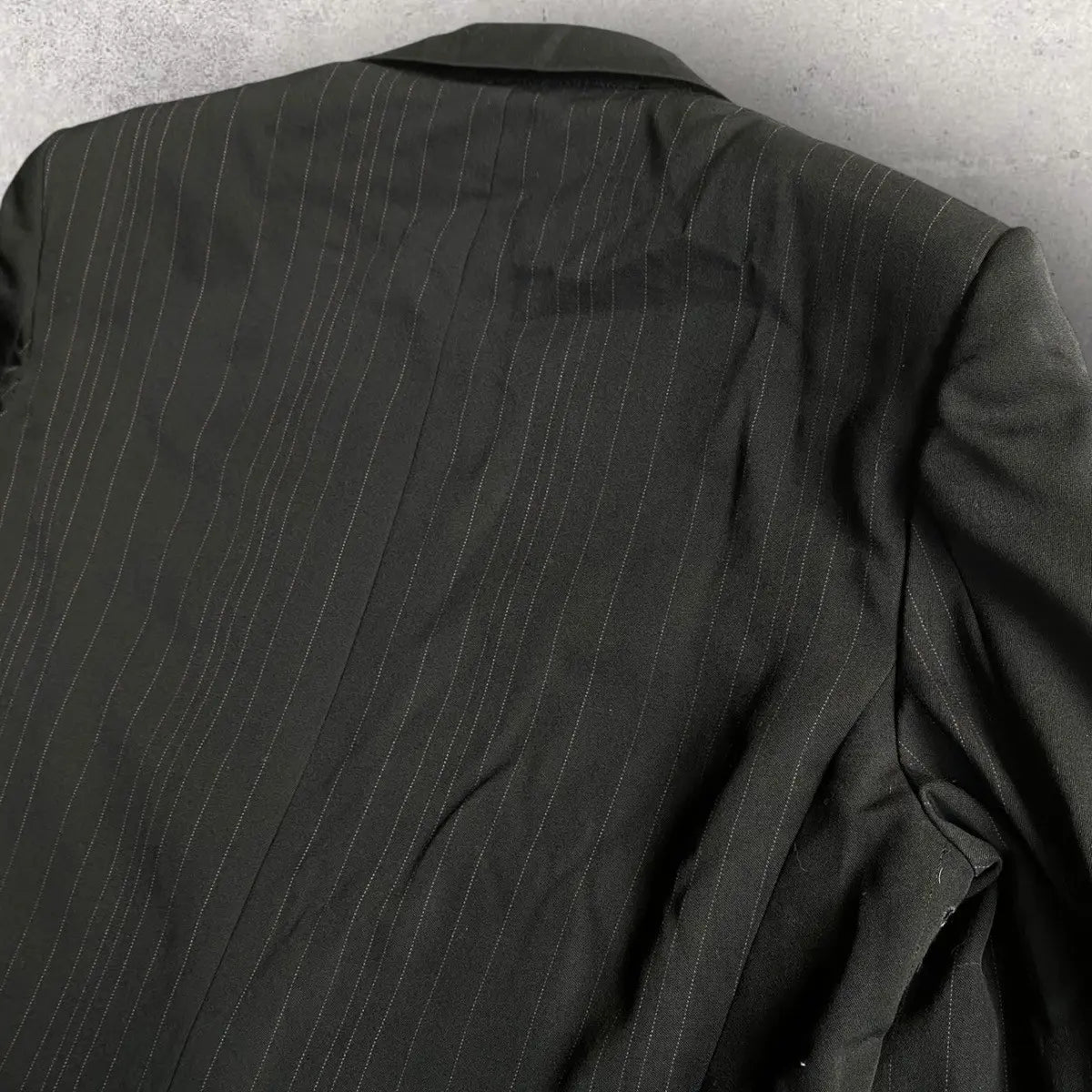 Number (N)ine : Wool Red Pinstriped back And Sleeves Blazer