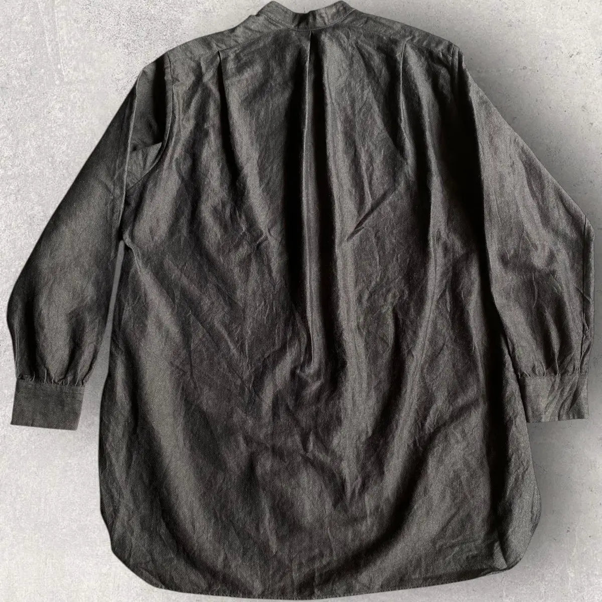 Yohji Yamamoto - Soft Micro Moleskin Cotton Oversize Shirt By KLASICA × Lemaire