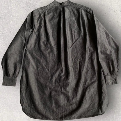 Yohji Yamamoto - Soft Micro Moleskin Cotton Oversize Shirt By KLASICA × Lemaire