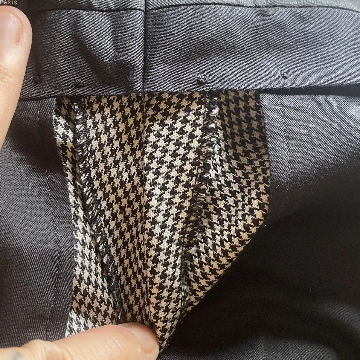 Givenchy - SS18 Runway Houndstooth Trousers